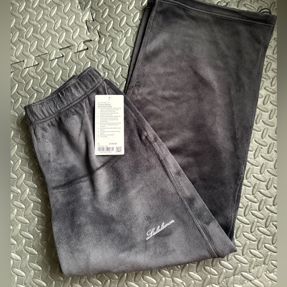Lululemon Plush Velour Midrise Pant NWT